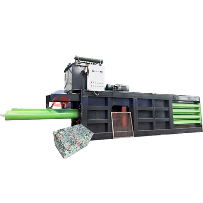 For Packing Loose Plastic Bottles Together 200 Ton Pressure Baler Price Horizontal Balers For Horizontal Waste Paper Grass Baler Machine