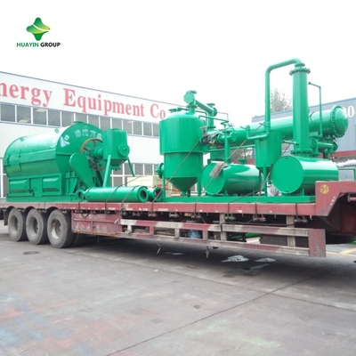 energy &amp;amp; Small Gasoline Extracting 2ton Portable Plastic Pyrolysis Plant To Power And Household Gas
