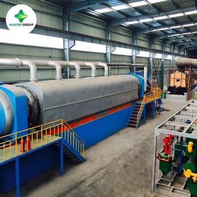30 Ton Fully Automatic Continuous Waste Tire Pyrolysis Plant / Tire Plant