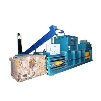 Beverage factory price horizontal packing press machine/waste cardboard machine hydraulic press baler/wrapping waste paper