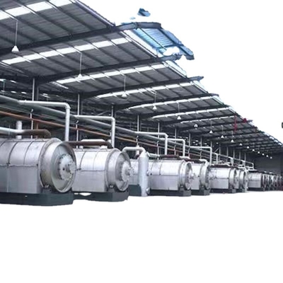 Plastic Waste Recycling Pyrolysis Plastic Line Converting To Plastic Gasoline Equipment Oil Supply Equipment
