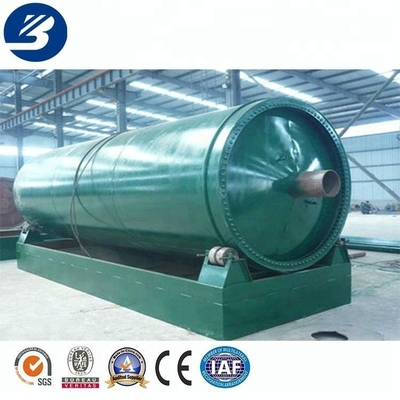 Factory Beston waste pyrolysis machine plastic oil sludge pyrolysis to fuel machine tire prolisis factory cost