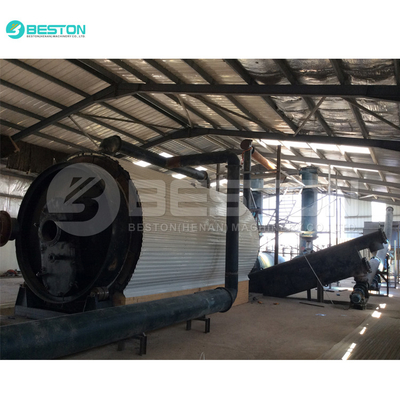 Beston High quality waste truck tyre recycling machine pyrolysis plant to fuel oil